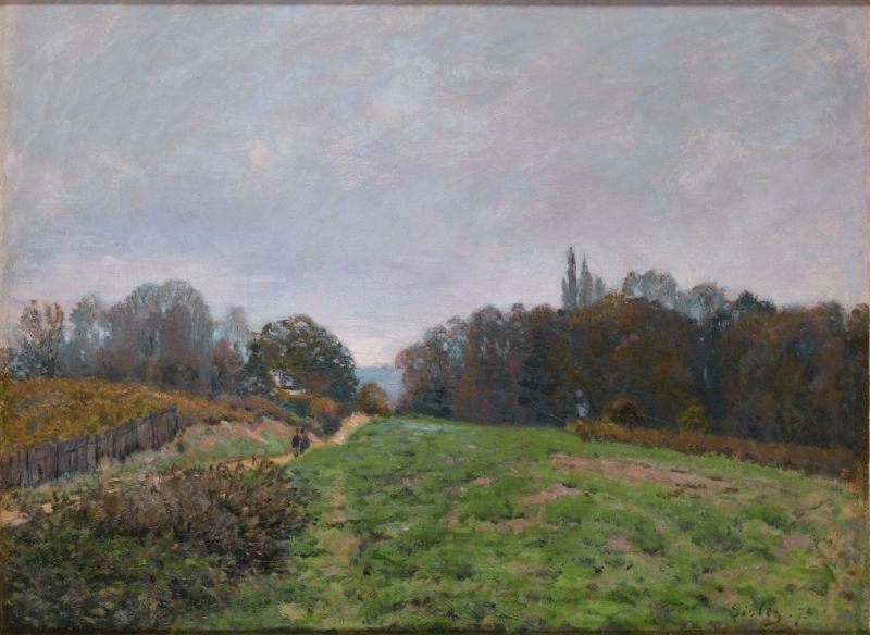 Alfred Sisley Landscape at Louveciennes Spain oil painting art